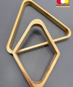Tam giác xếp bi loại Gỗ